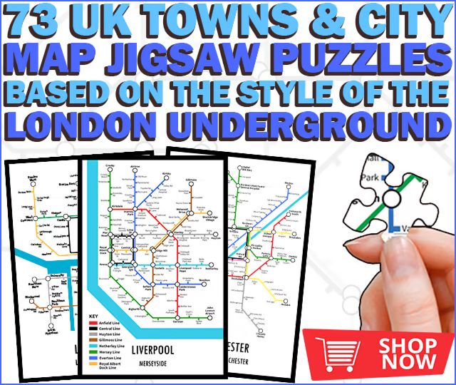 UK Underground Map Jigsaw Puzzles